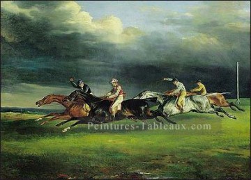 Derby chez Epsom ARX Romanticist Théodore Gericault Peinture à l'huile